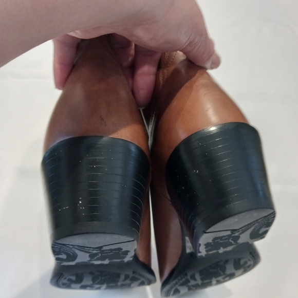 10/11B Ariat Womens Western Boots Cowboy Leather Brown Style 15718 - Picture 5 of 14